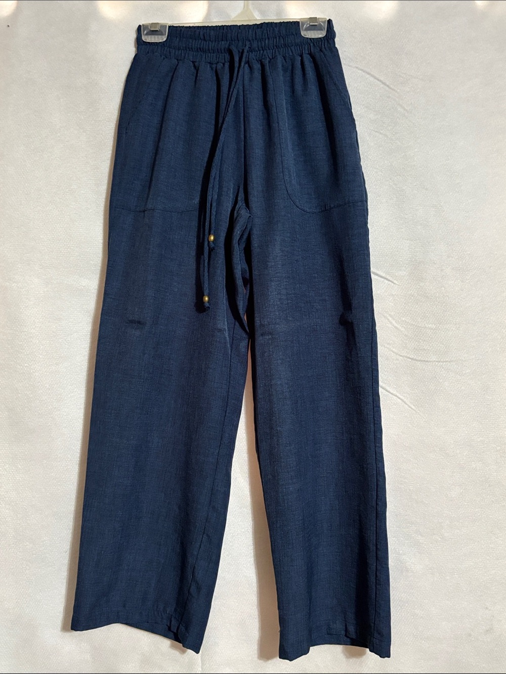 Women’s Navy Drawstring Lightweight Pants